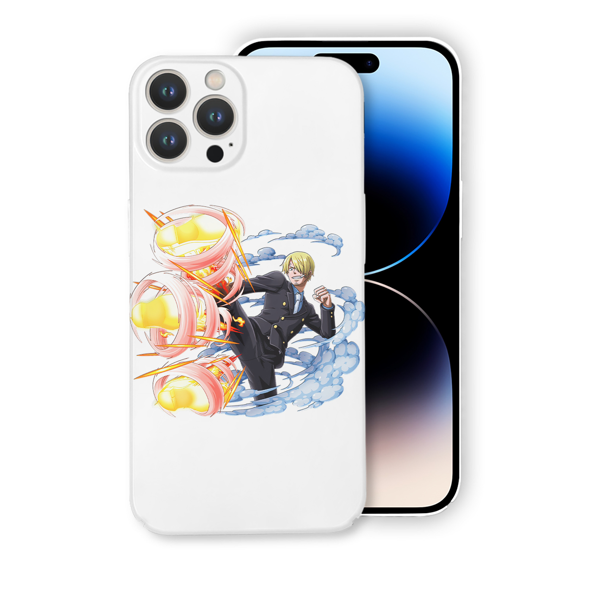 （画像用） ワンピース サンジ ONE PIECE Sanji 【iPhone 14シリーズ対応】ハードケース